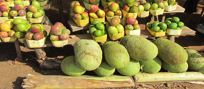 Jackfruit at market